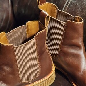Clarks Rich Brown Ankle Booties